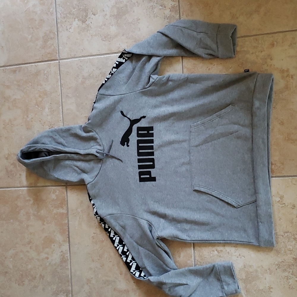 Grey Puma Hoodie